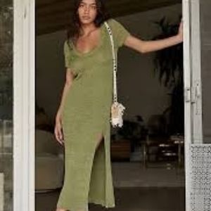 NWT Free People One Love Sweater Midi Dress
